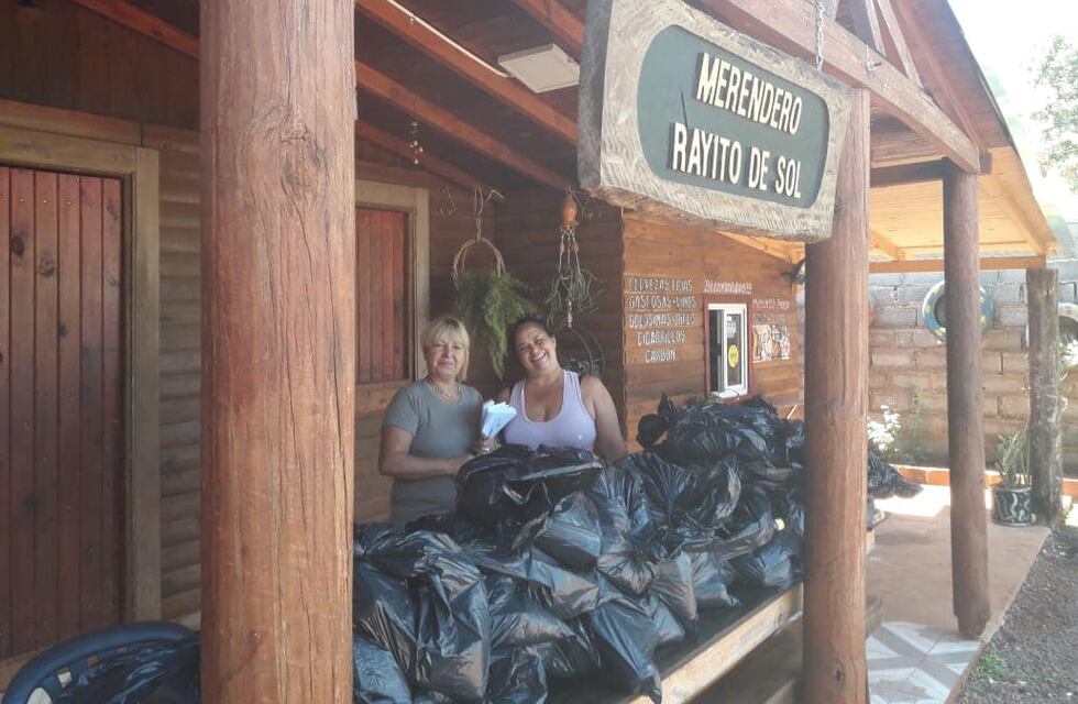 Entregan alimentos a merenderos en Puerto Iguazú