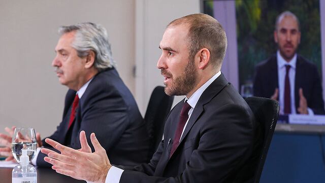 Martín Guzmán y Alberto Fernández