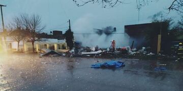 remenda explosión en Oriente: una mujer fallecida y daños a más de 100 metros a la redonda