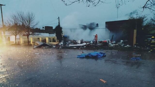 remenda explosión en Oriente: una mujer fallecida y daños a más de 100 metros a la redonda