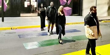 La puesta en valor de la primera senda peatonal de la Diversidad de Mendoza. Gobierno de Mendoza