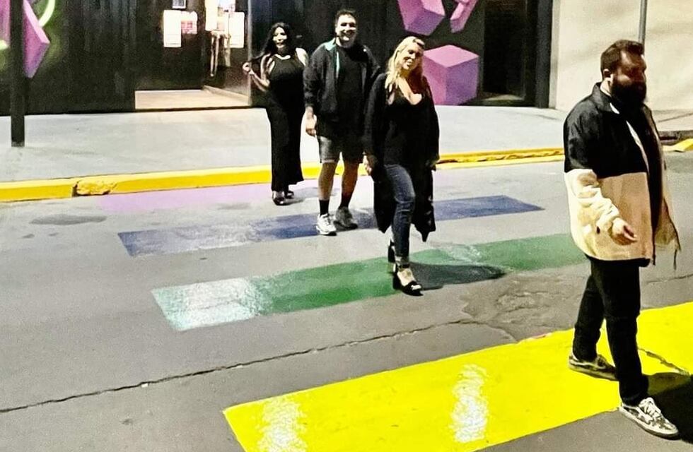 Presentaron en Guaymallén la primera senda peatonal de la Diversidad