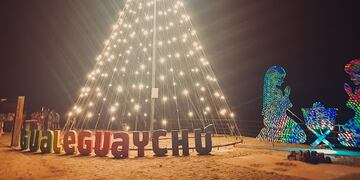 Árbol de Navidad en Gualeguaychú