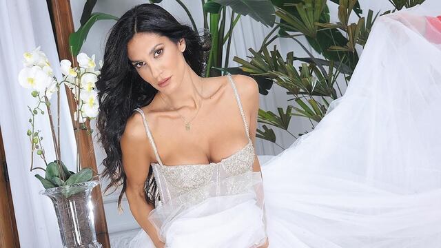 Silvina Escudero a días de su boda.