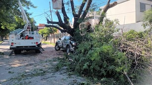 Temporal en los barrios de Carlos Paz.