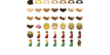 Entre los nuevos emojis, se sumaron variantes de personas no binarias y hombres embarazados