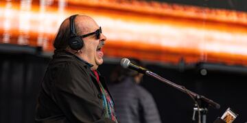 Litto Nebbia ofreció un inspirado show en Lollapalooza Argentina. (Gentileza Guido Adler)