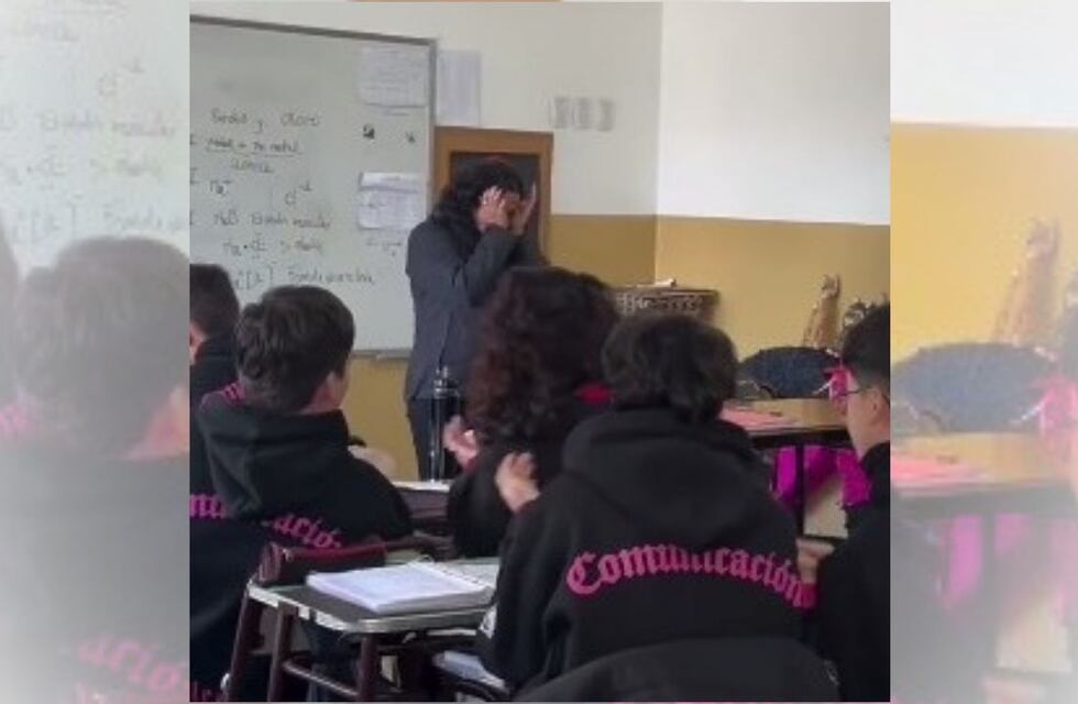 Una profesora lloró con el regalo de sus alumnos de Córdoba: “Nos diste más que clases”
