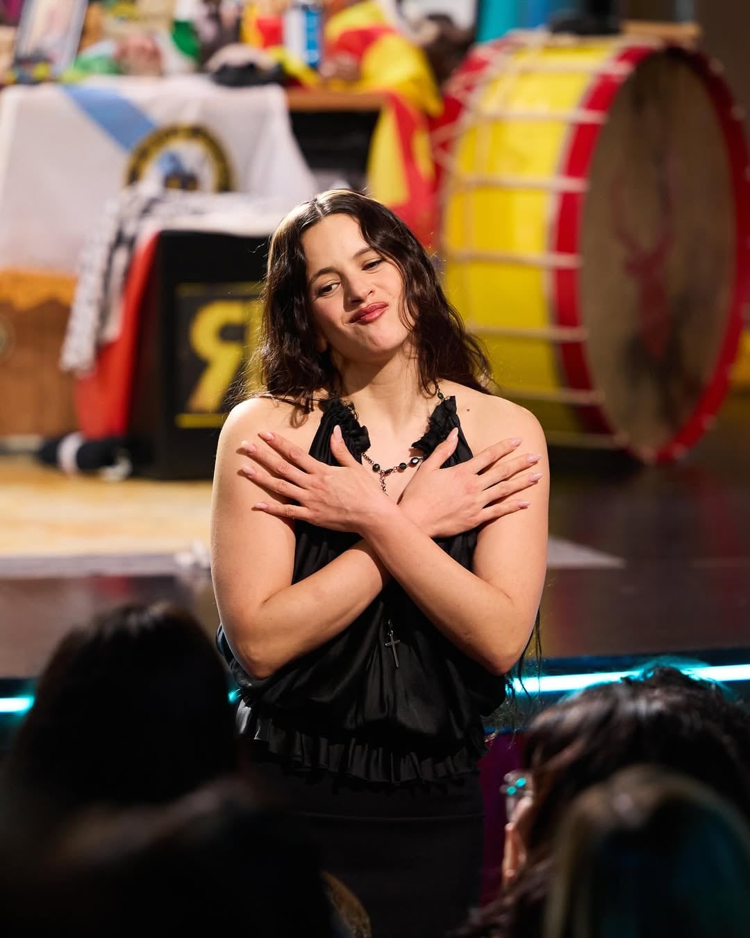 La cantante sorprendió a todos.