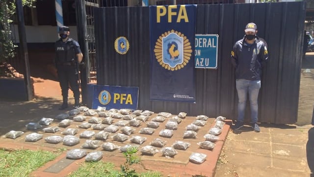 Puerto Iguazú: detuvieron a un hombre acusado de enviar marihuana a través de encomienda.