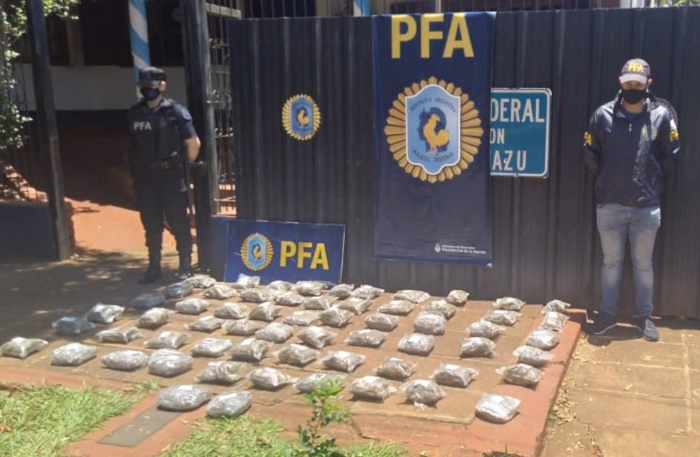 Puerto Iguazú: detuvieron a un hombre acusado de enviar marihuana a través de encomienda