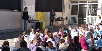 Charlas de la Secretaría de Gestión Ambiental en las escuelas de Tres Arroyos