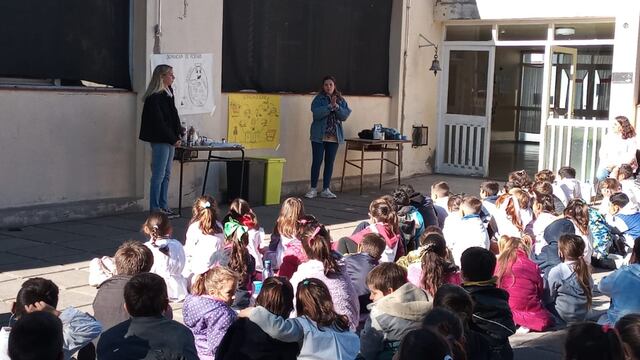 Charlas de la Secretaría de Gestión Ambiental en las escuelas de Tres Arroyos