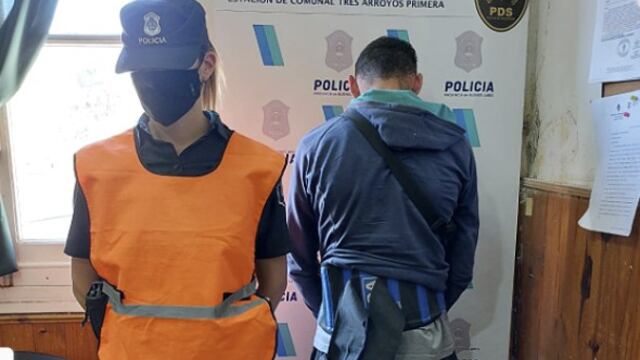 Aprehendido por circular en una moto robada