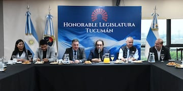 El vicegobernador en ejercicio, Sergio Mansilla, encabezó la ceremonia junto a legisladores y familiares.
