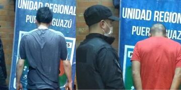 Colonia Wanda: detienen a presuntos “motochorros” por sustraer un celular.