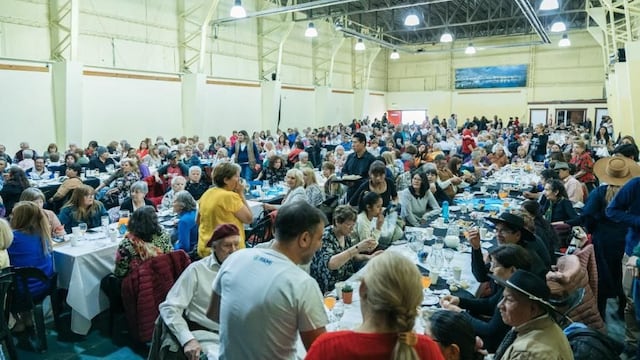Más de 500 jubilados de Tierra del Fuego fueron agasajados en Ushuaia