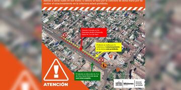 Posadas: se encuentra cerrado el paso en Avenida Quaranta