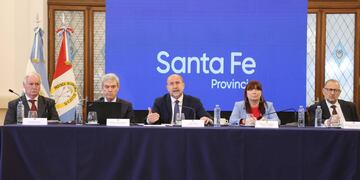 Conferencia de prensa del gobernador Omar Perotti