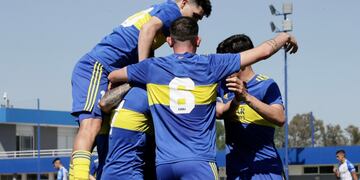 Boca Juniors goleó a Godoy Cruz en Reserva.
