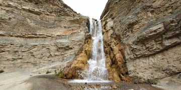 Ubicación de la Cascada Santa Clara, en Mendoza.