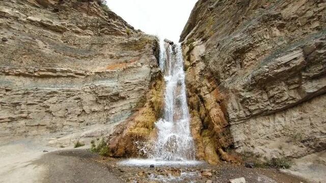 Ubicación de la Cascada Santa Clara, en Mendoza.