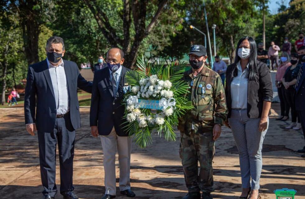 Puerto Iguazú: se realizó un acto en homenaje a los veteranos y caídos en Malvinas