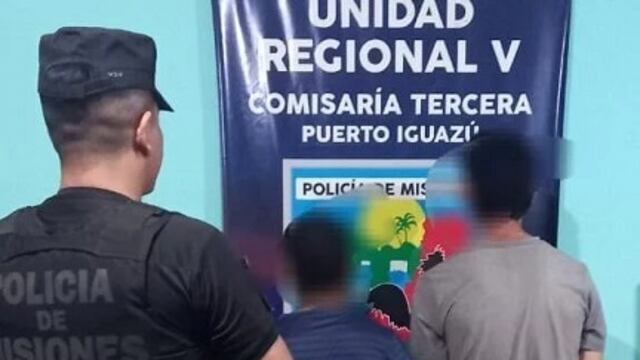 Detienen a dos hombres por robo en Puerto Iguazú.