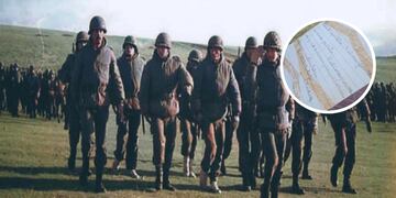 La carta que un pequeño le escribió a su padre en plena guerra de Malvinas y llegó a destino de casualidad.