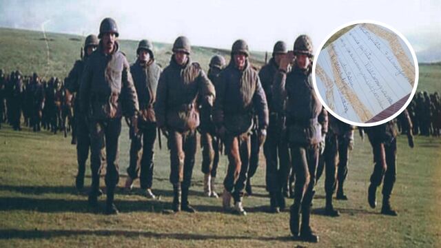 La carta que un pequeño le escribió a su padre en plena guerra de Malvinas y llegó a destino de casualidad.