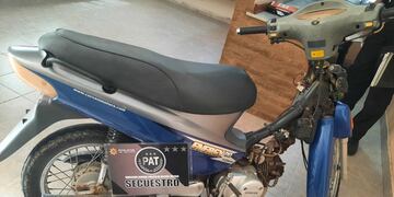 Secuestraron una moto que había sido robada horas antes