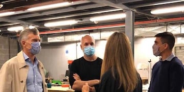 El reencuentro entre Mauricio Macri y Horacio Rodríguez Larreta en una actividad oficial