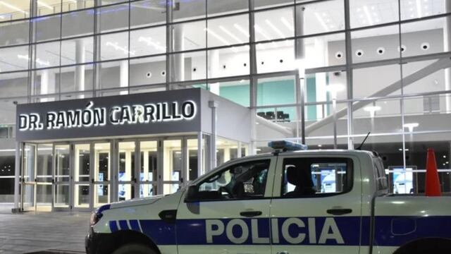 Custodia policial en el "Ramón Carrillo".