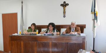 El Tribunal en lo Criminal nº 1 de Jujuy integrado por las magistradas Alejandra Tolaba y Felicia Barrios y el juez Luciano Yapura.