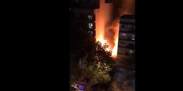 El incendio ocurrió en el barrio La Perla, en Mar del Plata.