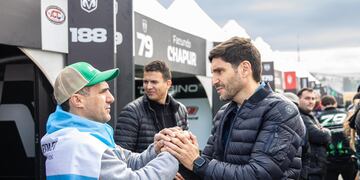 Pullaro en la carrera del TC de Rafaela