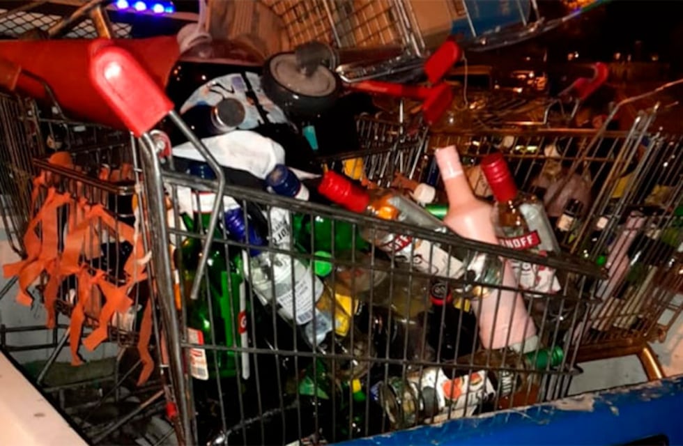 UPD en Paraná: 3000 alumnos participaron y la policía secuestró 24 carritos de supermercados