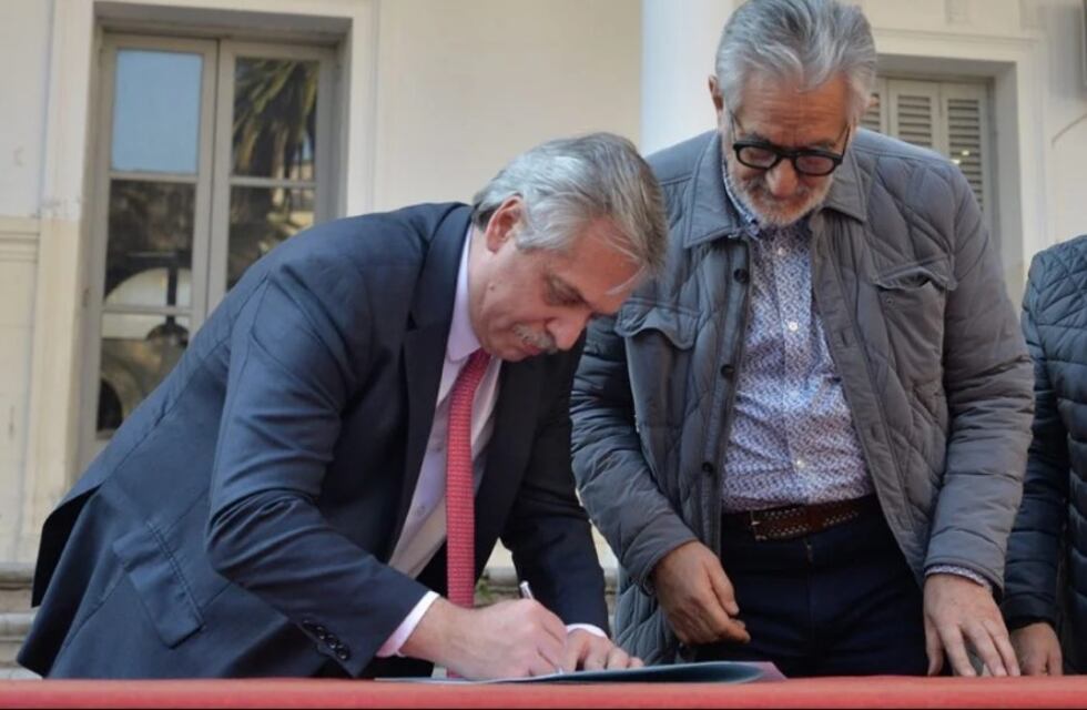 El presidente Alberto Fernández volvió a San Luis: es la segunda vez en menos de 3 meses