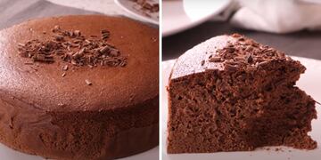 Cómo preparar una torta de chocolate con tres ingredientes.