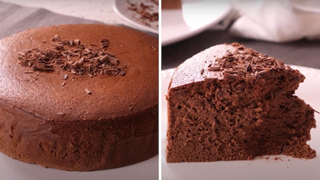 Cómo preparar una torta de chocolate con tres ingredientes.