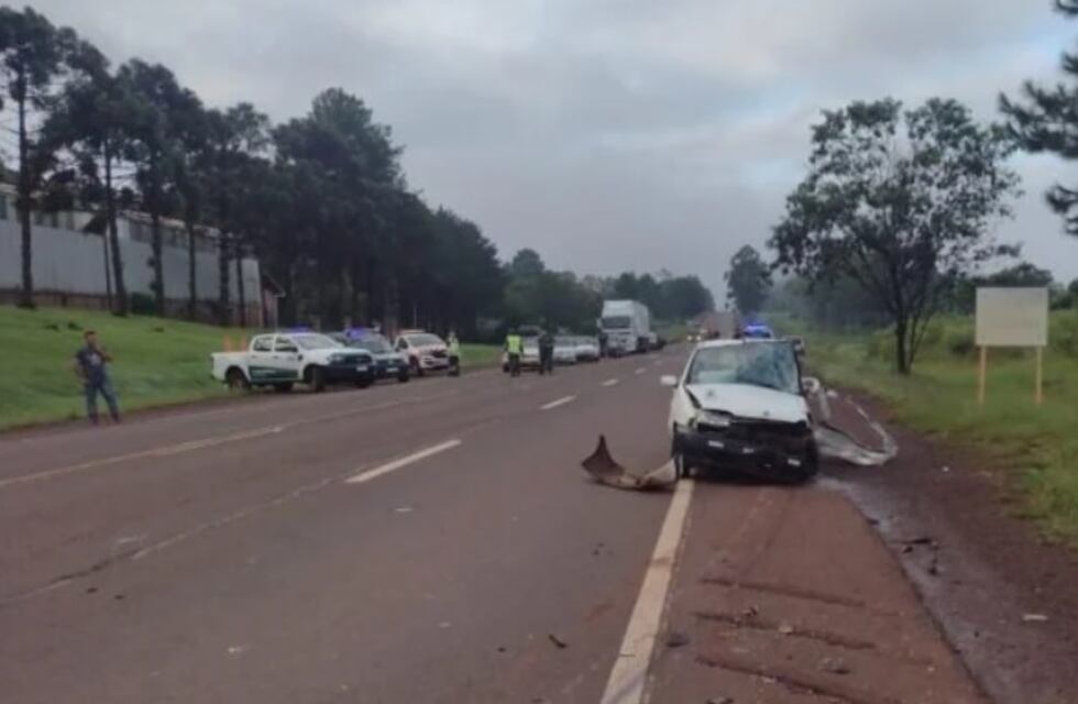 Colonia Victoria: siniestro vial dejó a tres personas heridas