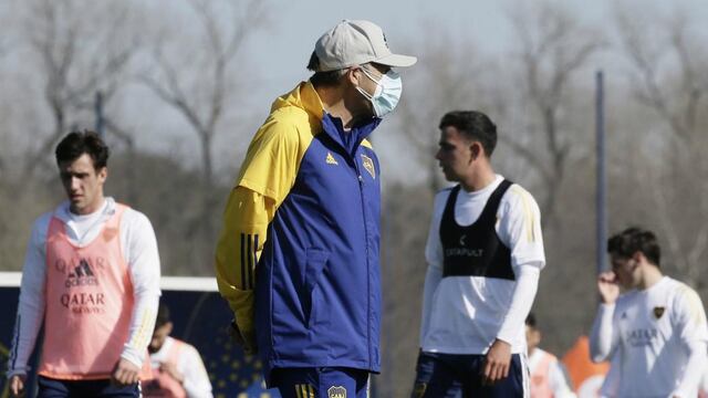 Miguel Ángel Russo tiene en mente a los 11 que jugarán contra River. (@BocaJrsOficial)