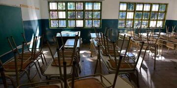 Aulas vacías.(Nicolás Bravo / Archivo)