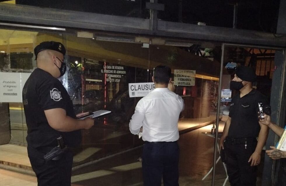 Dos locales clausurados por incumplir las medidas sanitarias