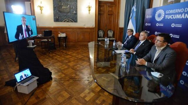 Jaldo participó en la presentación del proyecto agroindustrial.