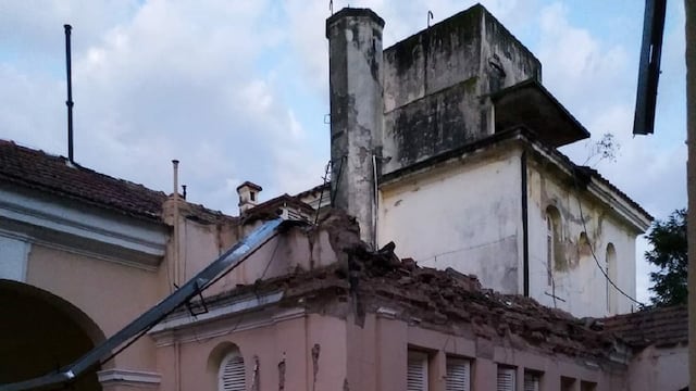 El derrumbe en el Hospital Misericordia pudo causar una verdadera tragedia.