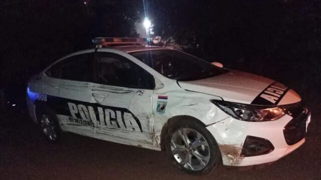 Persecución en Eldorado: la policía siguió a delincuentes armados que lograron darse a la fuga.
