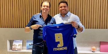 Ronaldo, uno de los mejores goleadores de la historia, vuelve al Cruzeiro, ahora como mayor accionista. (Prensa Cruzeiro).