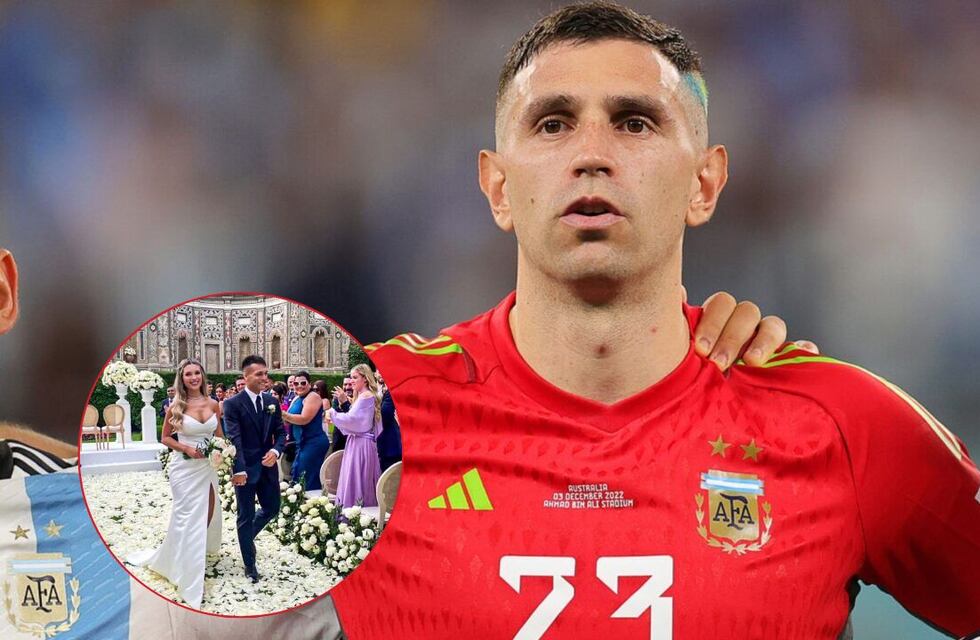 El baile viral del Dibu Martínez en el casamiento de Lautaro Martínez que causó revuelo en Twitter