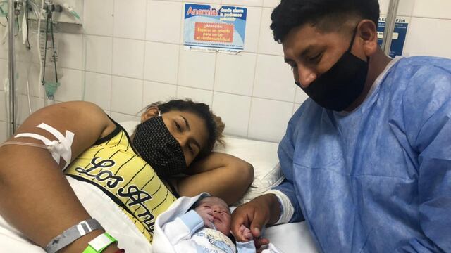Thiago Benjamín Calla Rivera es primer bebé mendocino del año.